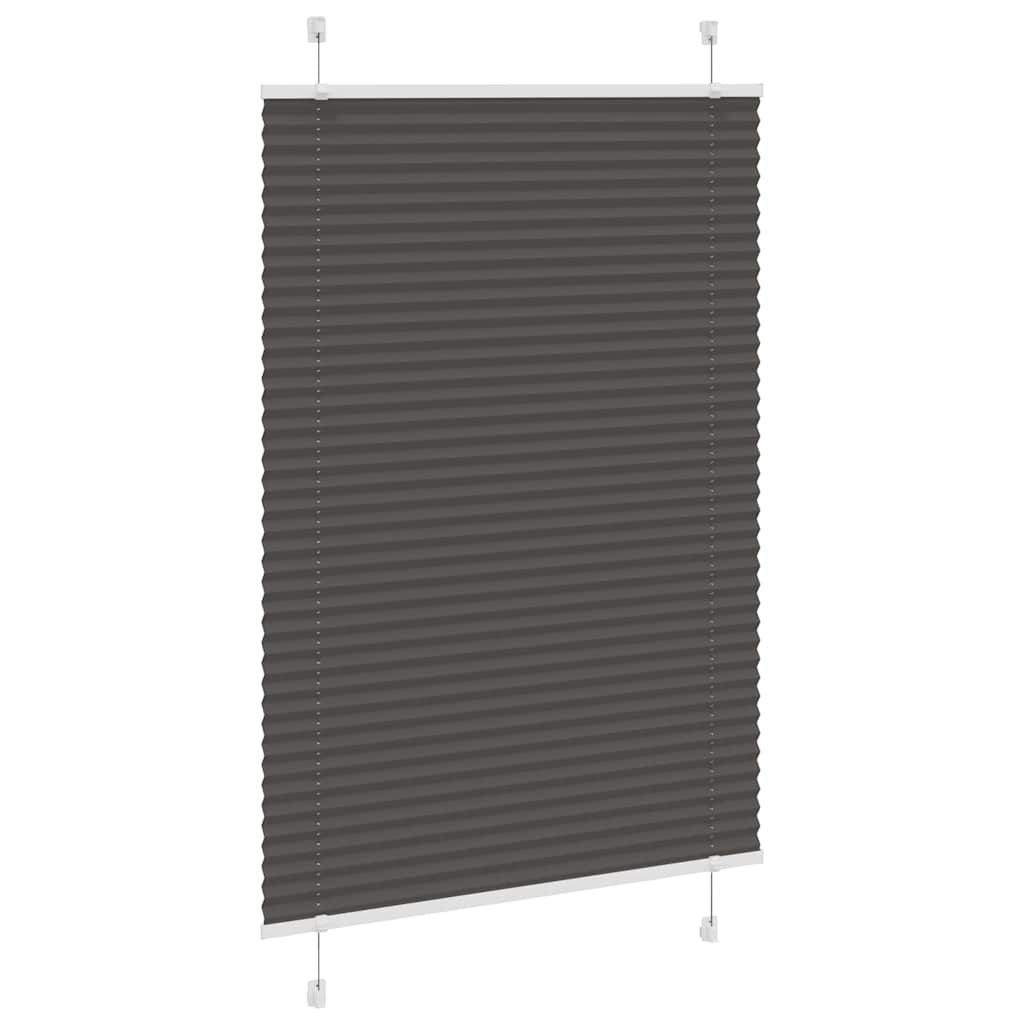 Πλισέ περσίδα Μαύρο 90x150 cm Πλάτος υφάσματος 89,4 cm