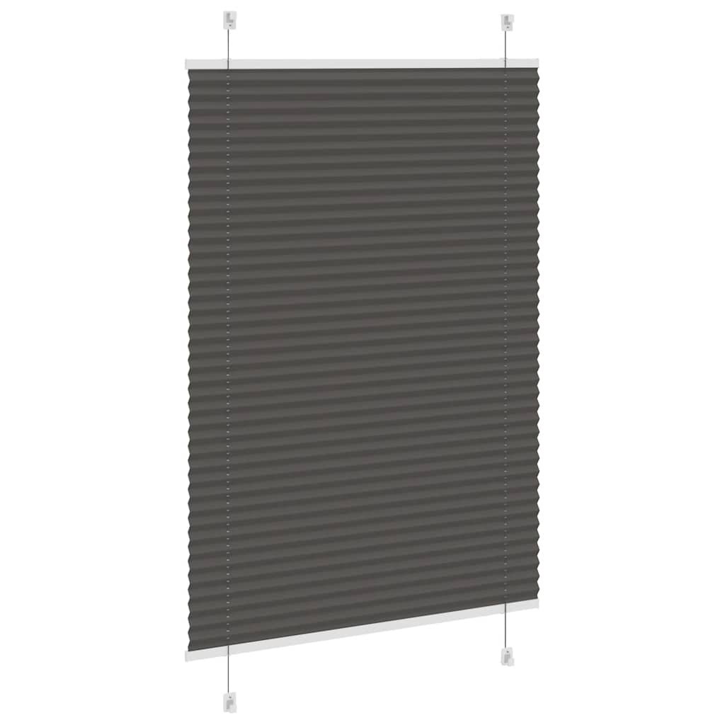 Πλισέ περσίδα Μαύρο 90x150 cm Πλάτος υφάσματος 89,4 cm