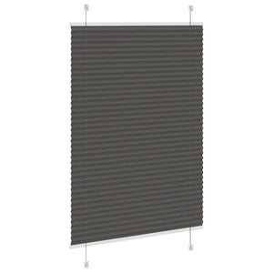 Πλισέ περσίδα Μαύρο 90x150 cm Πλάτος υφάσματος 89,4 cm