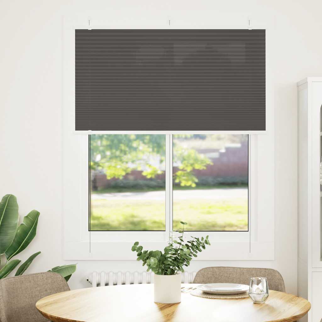 Πλισέ περσίδα Μαύρο 105x150 cm Πλάτος υφάσματος 104,4 cm - Pakobazaar