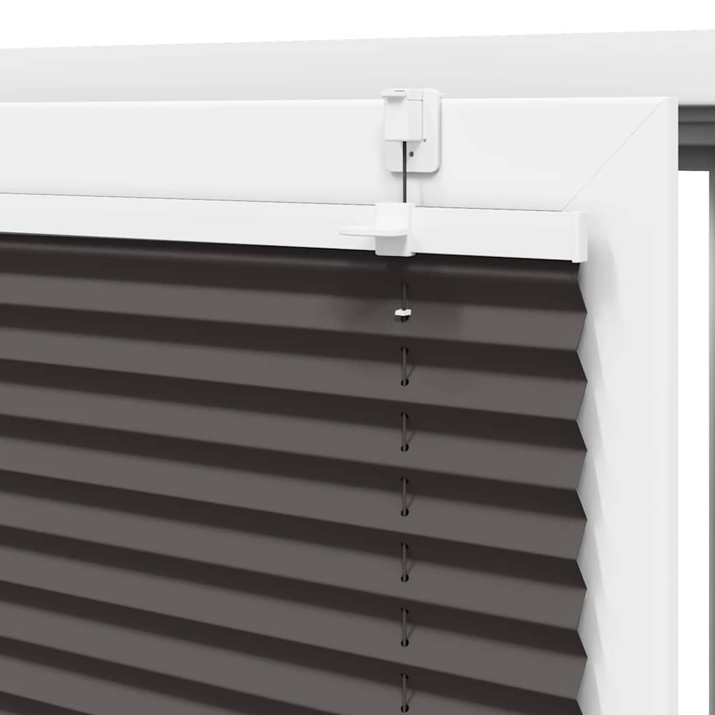 Πλισέ περσίδα Μαύρο 40x200 cm Πλάτος υφάσματος 39,4 cm