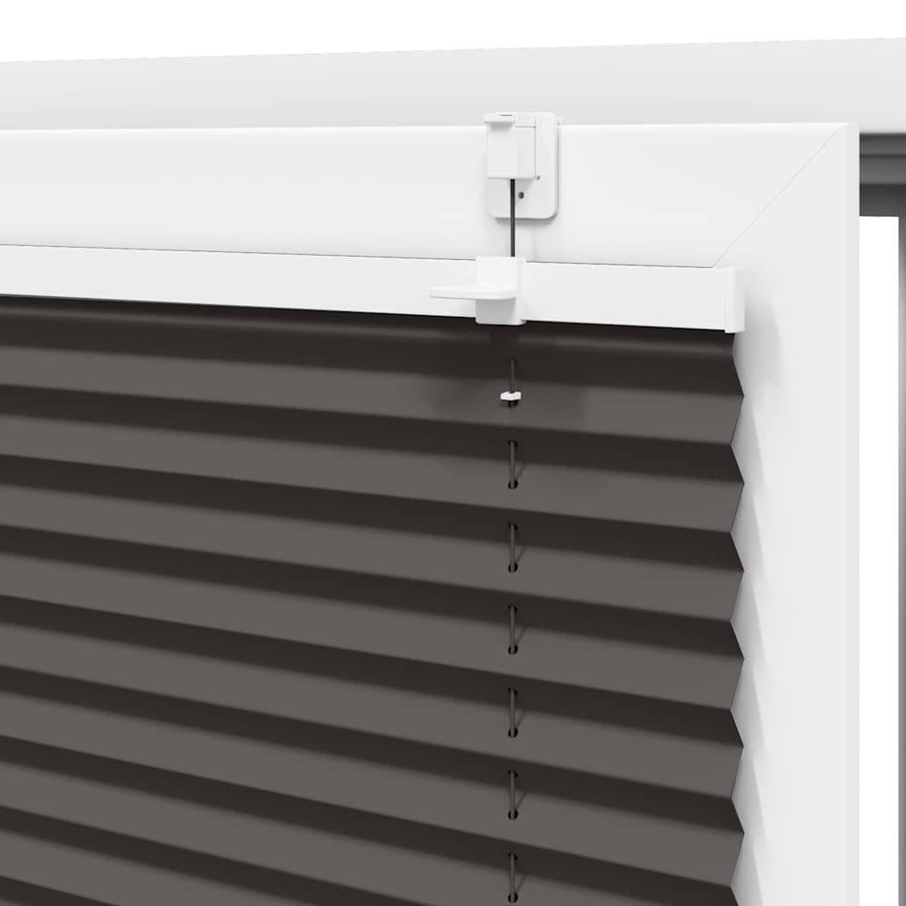 Πλισέ περσίδα Μαύρο 60x200 cm Πλάτος υφάσματος 59,4 cm