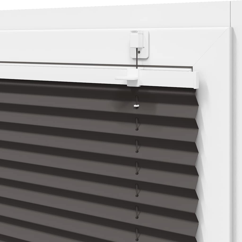 Πλισέ περσίδα Μαύρο 60x200 cm Πλάτος υφάσματος 59,4 cm