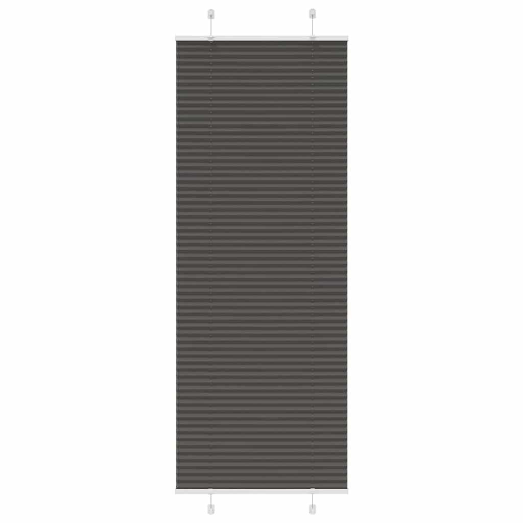 Πλισέ περσίδα Μαύρο 70x200 cm Πλάτος υφάσματος 69,4 cm