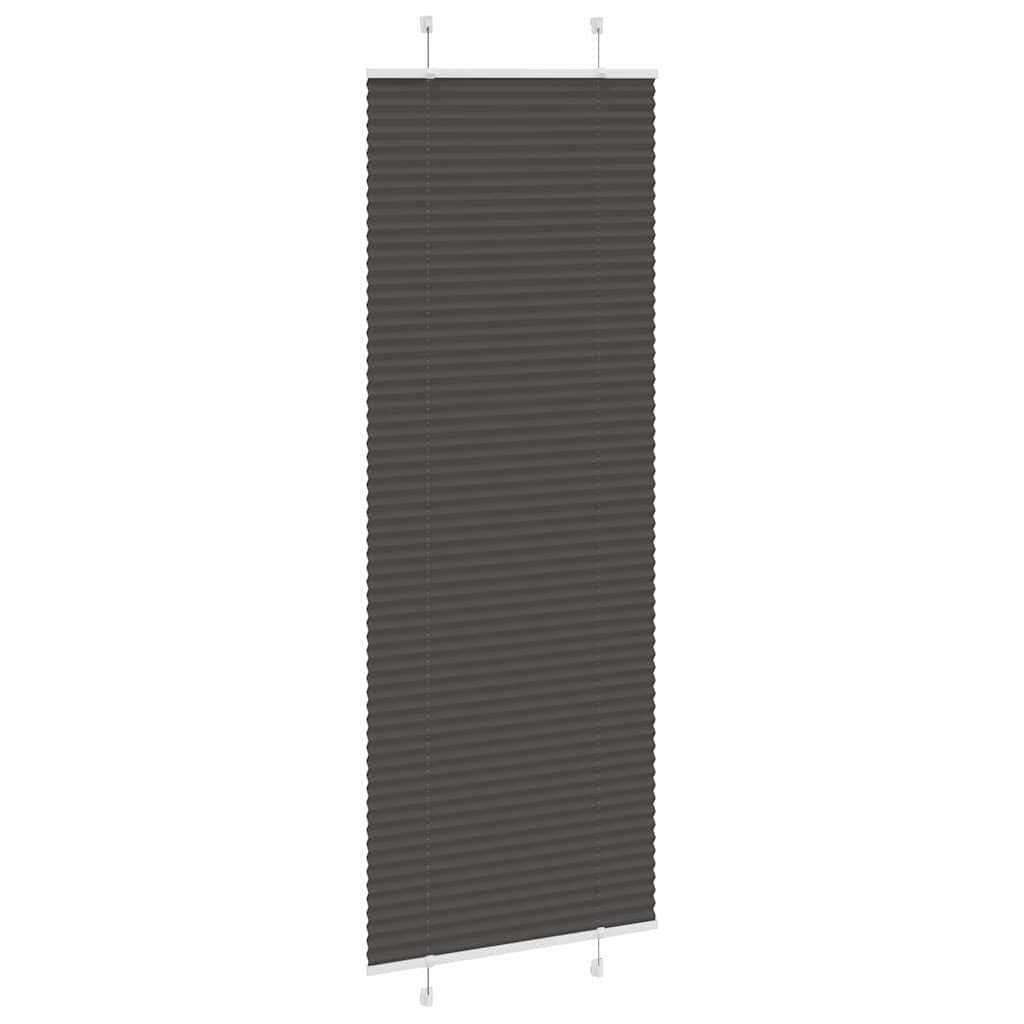 Πλισέ περσίδα Μαύρο 70x200 cm Πλάτος υφάσματος 69,4 cm