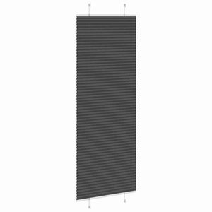 Πλισέ περσίδα Μαύρο 70x200 cm Πλάτος υφάσματος 69,4 cm