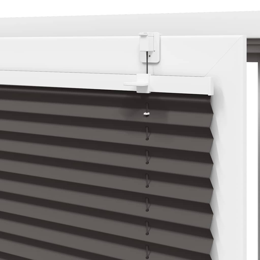 Πλισέ περσίδα Μαύρο 90x200 cm Πλάτος υφάσματος 89,4 cm