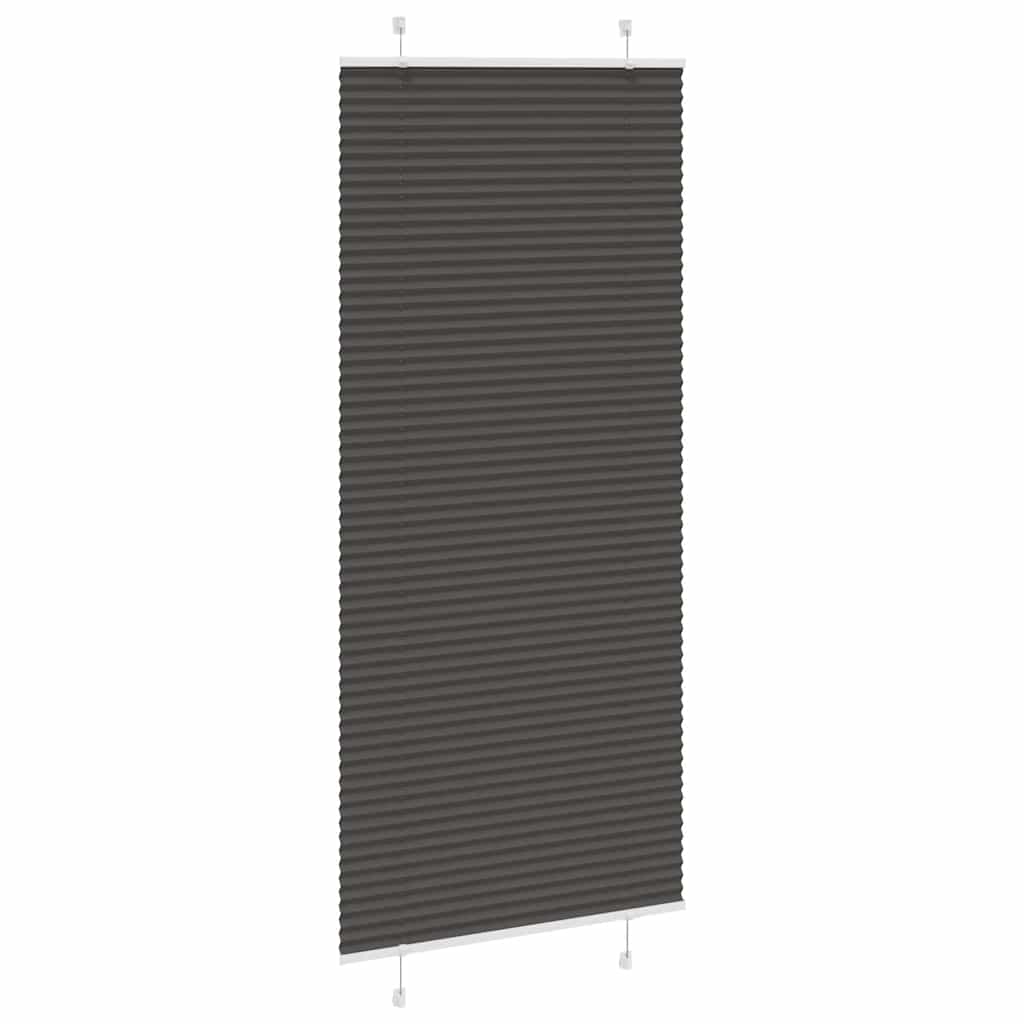 Πλισέ περσίδα Μαύρο 95x200 cm Πλάτος υφάσματος 94,4 cm