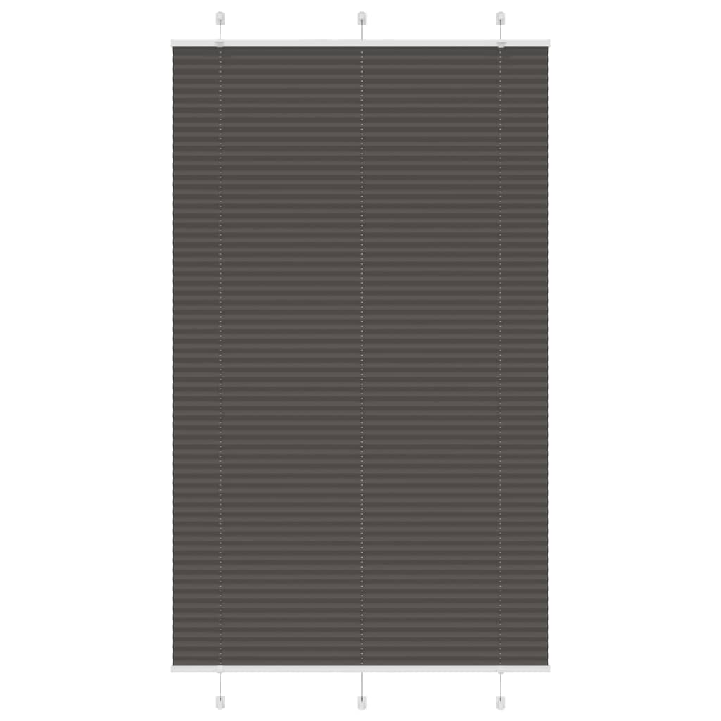 Πλισέ περσίδα Μαύρο 115x200 cm Πλάτος υφάσματος 114,4 cm