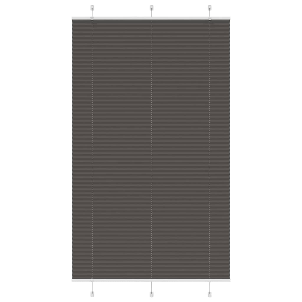 Πλισέ περσίδα Μαύρο 120x200 cm Πλάτος υφάσματος 119,4 cm