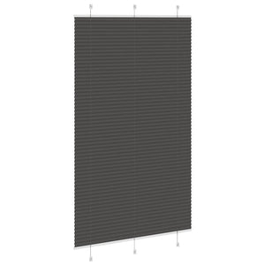 Πλισέ περσίδα Μαύρο 120x200 cm Πλάτος υφάσματος 119,4 cm