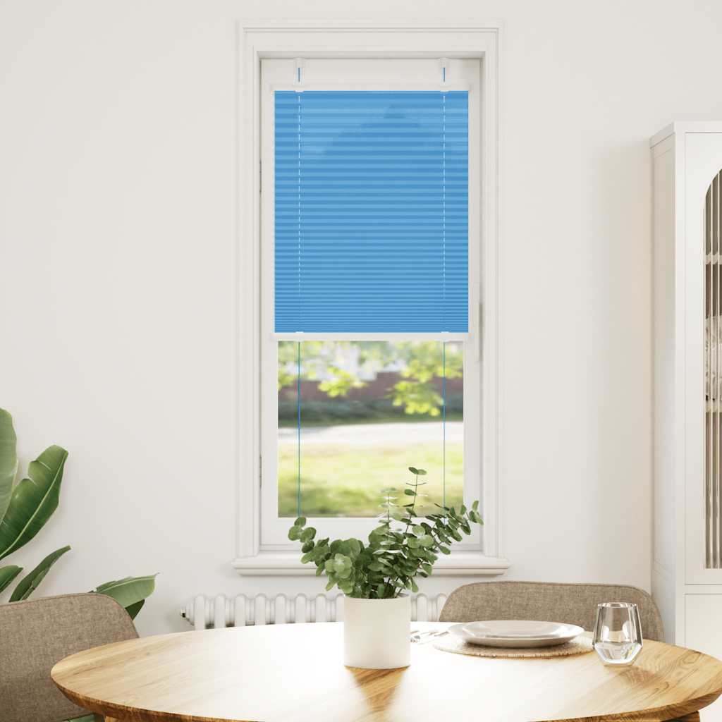 Πλισέ Στόρι Μπλε 40x150 εκ. Πλάτος Υφάσματος 39,4 εκ. Πολυεστέρας - Pakobazaar