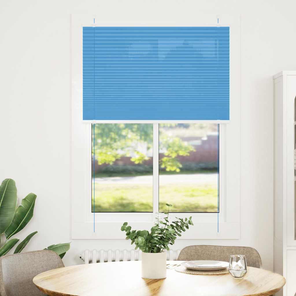 Πλισέ περσίδα Μπλε 95x150 cm Πλάτος υφάσματος 94,4 cm