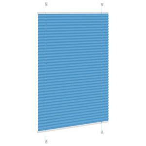 Πλισέ περσίδα Μπλε 100x150 cm Πλάτος υφάσματος 99,4 cm