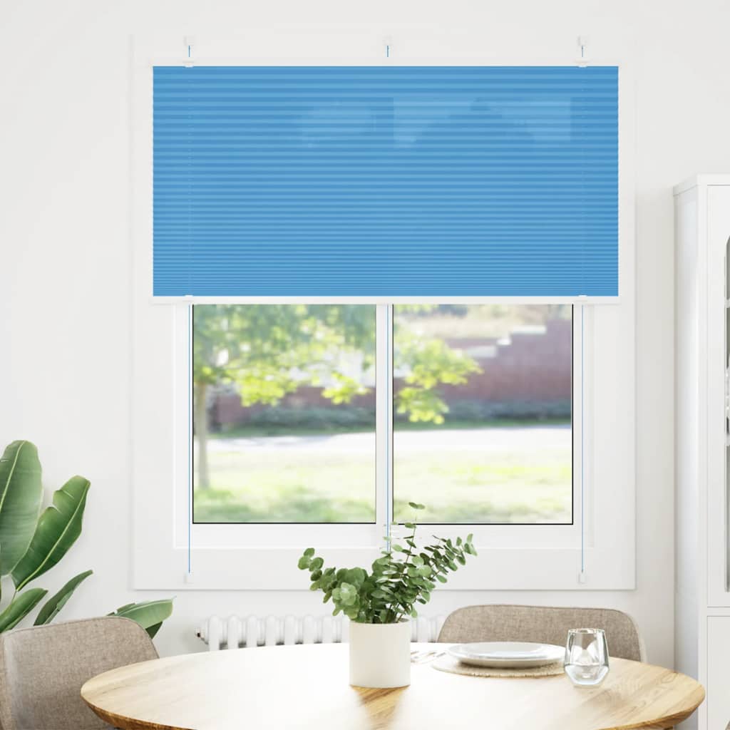 Πλισέ περσίδα Μπλε 120x150 cm Πλάτος υφάσματος 119,4 cm