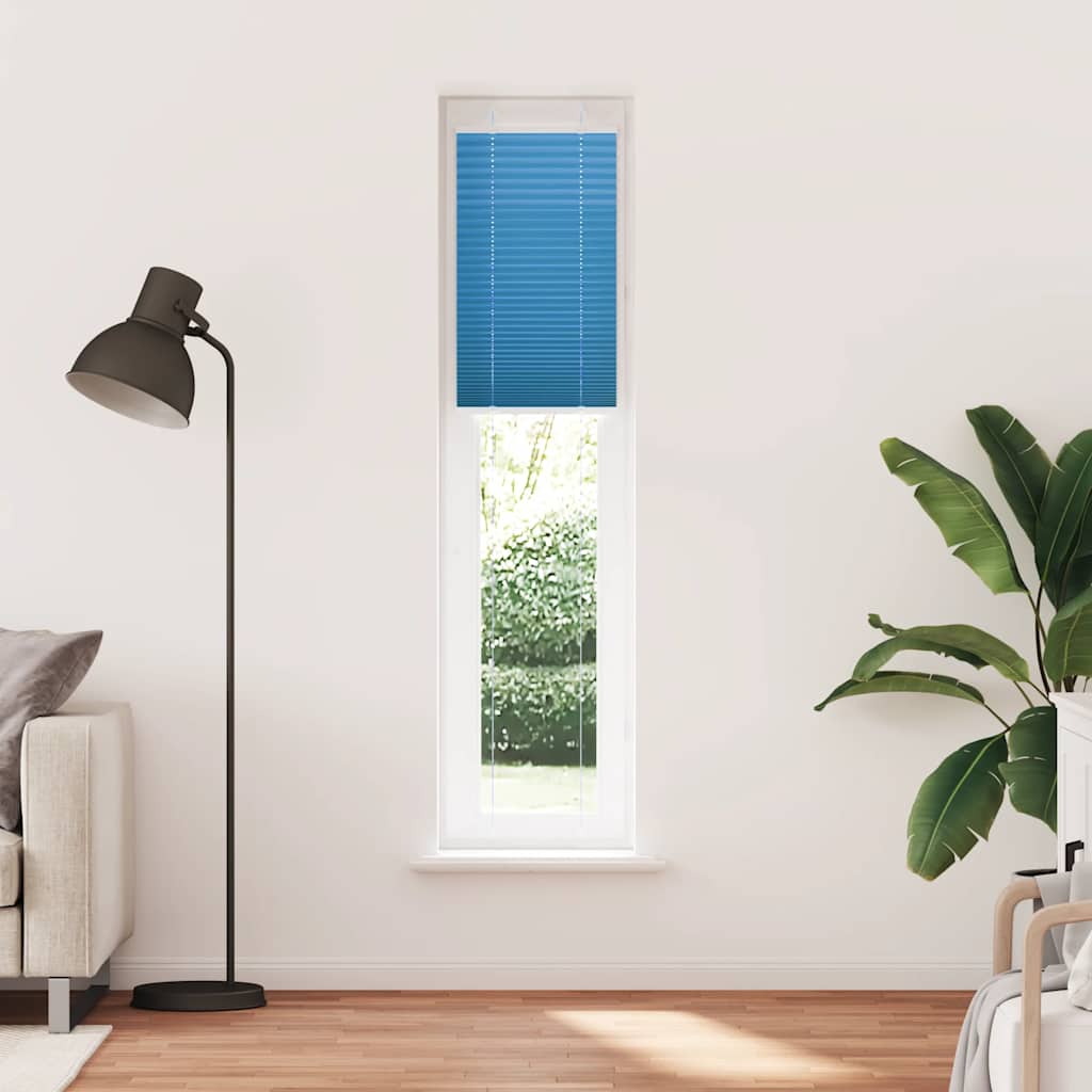 Πλισέ Στόρι Μπλε 40x200 εκ. Πλάτος Υφάσματος 39,4 εκ. Πολυεστέρας - Pakobazaar