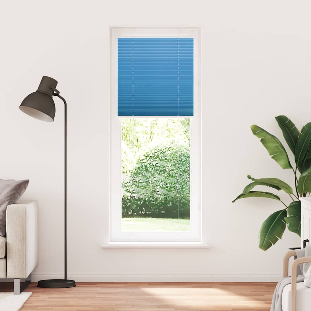 Πλισέ Στόρι Μπλε 70x200 εκ. Πλάτος Υφάσματος 69,4 εκ. Πολυεστέρας - Pakobazaar