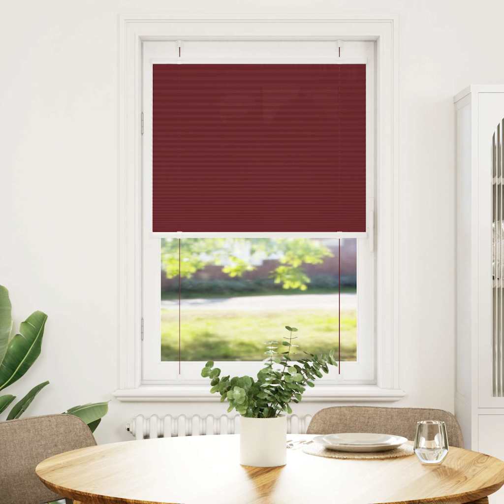 Πλισέ περσίδα Μπορντό κόκκινο 70x150 cm Πλάτος υφάσματος - Pakobazaar