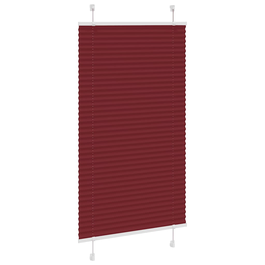 Πλισέ περσίδα Μπορντό κόκκινο 70x150 cm Πλάτος υφάσματος - Pakobazaar