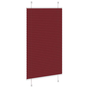 Πλισέ περσίδα Μπορντό κόκκινο 70x150 cm Πλάτος υφάσματος - Pakobazaar