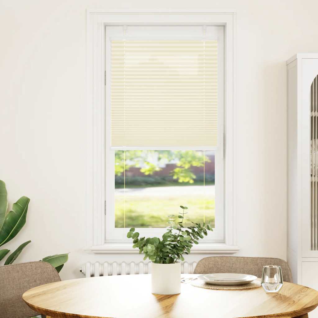 Πλισέ περσίδα Κρέμα 60x100 cm Πλάτος υφάσματος 59,4 cm