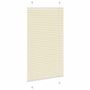 Πλισέ περσίδα Κρέμα 75x100 cm Πλάτος υφάσματος 74,4 cm