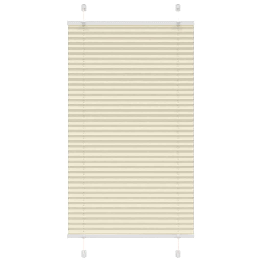 Πλισέ περσίδα Κρέμα 80x100 cm Πλάτος υφάσματος 79,4 cm