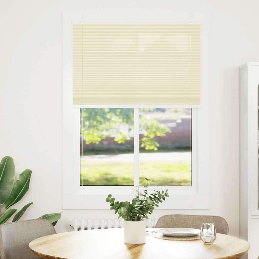 Πλισέ περσίδα Κρέμα 95x100 cm Πλάτος υφάσματος 94,4 cm