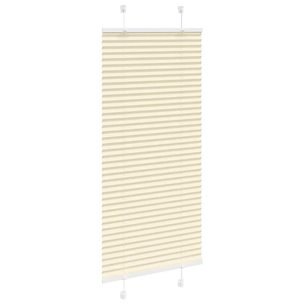 Πλισέ περσίδα Κρέμα 55x150 cm Πλάτος υφάσματος 54,4 cm