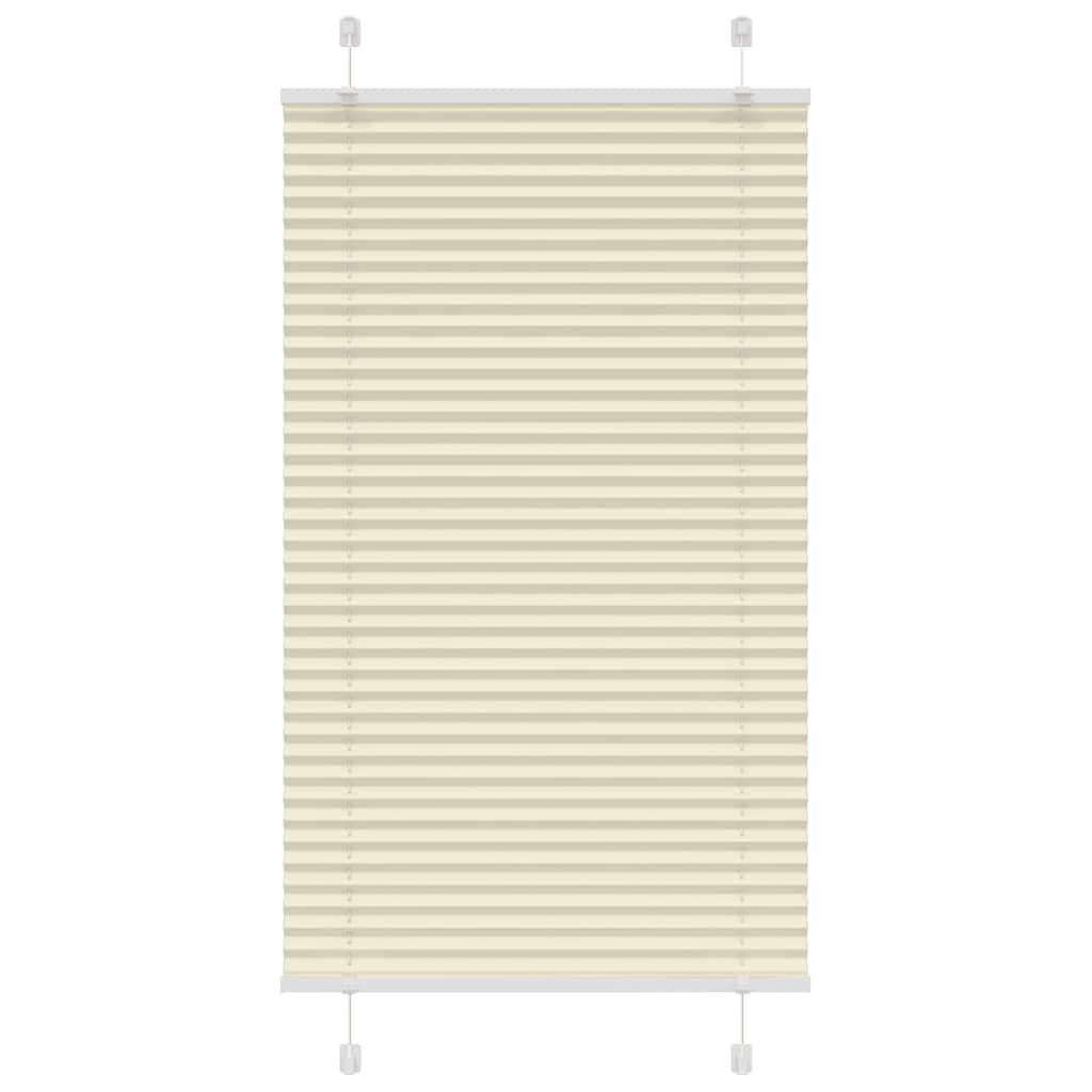 Πλισέ περσίδα Κρέμα 80x150 cm Πλάτος υφάσματος 79,4 cm