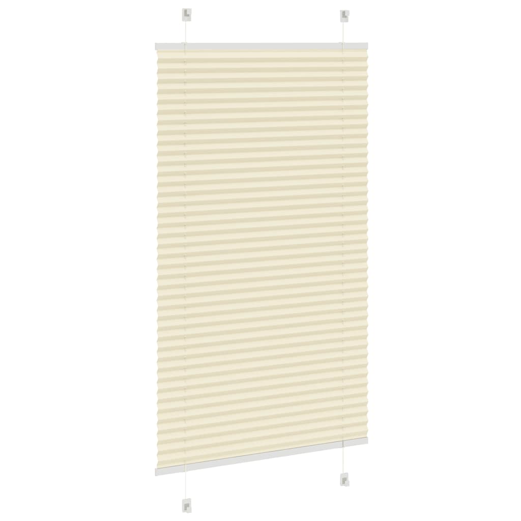 Πλισέ περσίδα Κρέμα 80x150 cm Πλάτος υφάσματος 79,4 cm