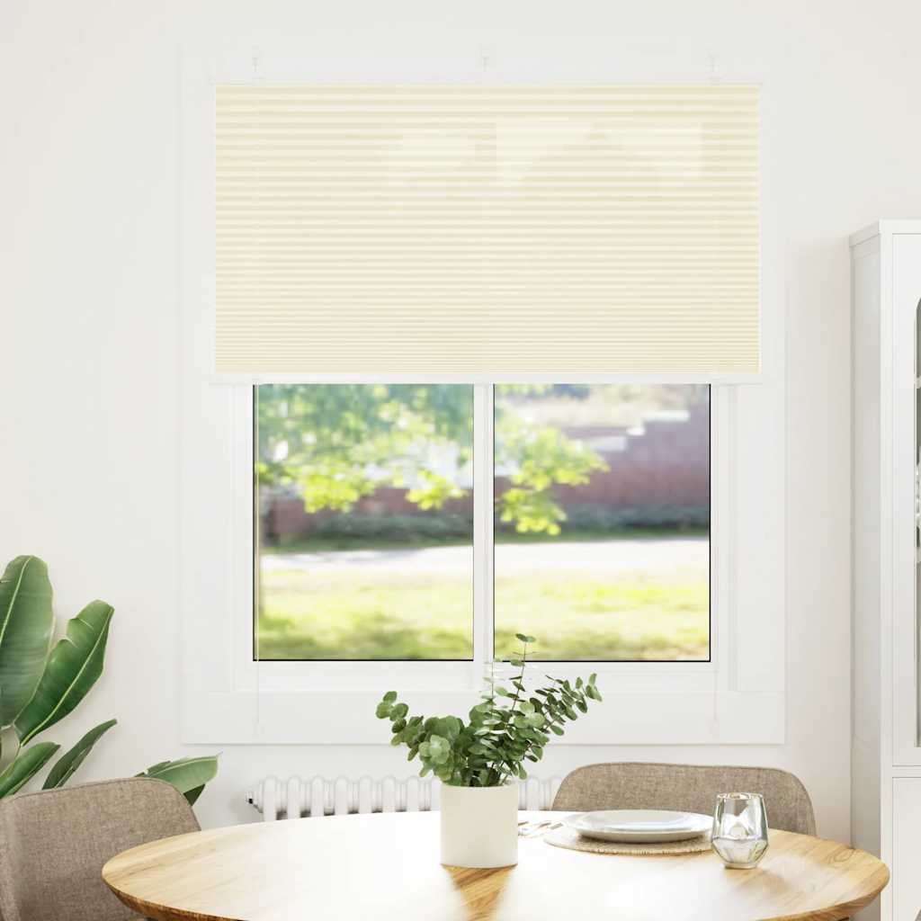 Πλισέ περσίδα Κρέμα 105x150 cm Πλάτος υφάσματος 104,4 cm