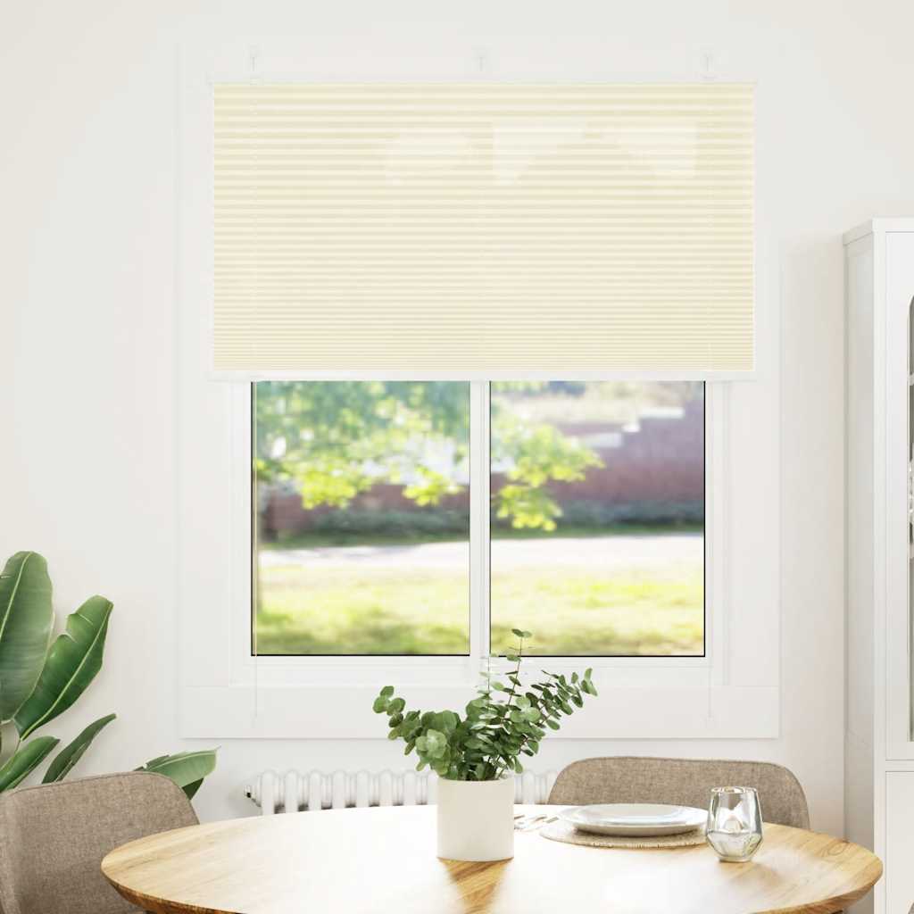 Πλισέ περσίδα Κρέμα 110x150 cm Πλάτος υφάσματος 109,4 cm