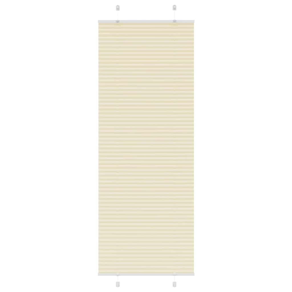 Πλισέ περσίδα Κρέμα 80x200 cm Πλάτος υφάσματος 79,4 cm
