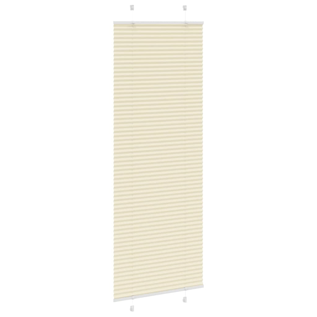 Πλισέ περσίδα Κρέμα 80x200 cm Πλάτος υφάσματος 79,4 cm