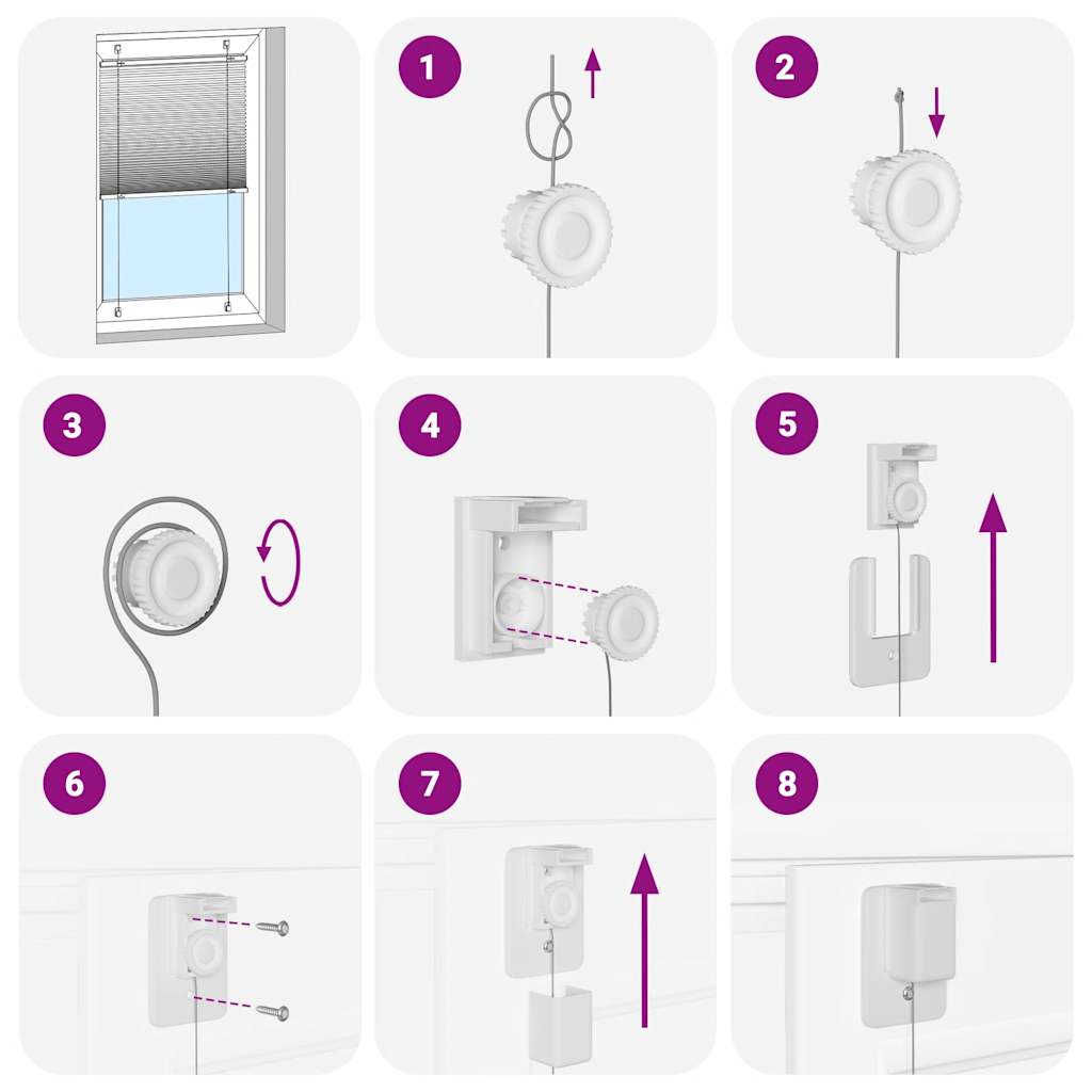 Πλισέ περσίδα ανοιχτό γκρι 40x100 cm Πλάτος υφάσματος 39,4 cm