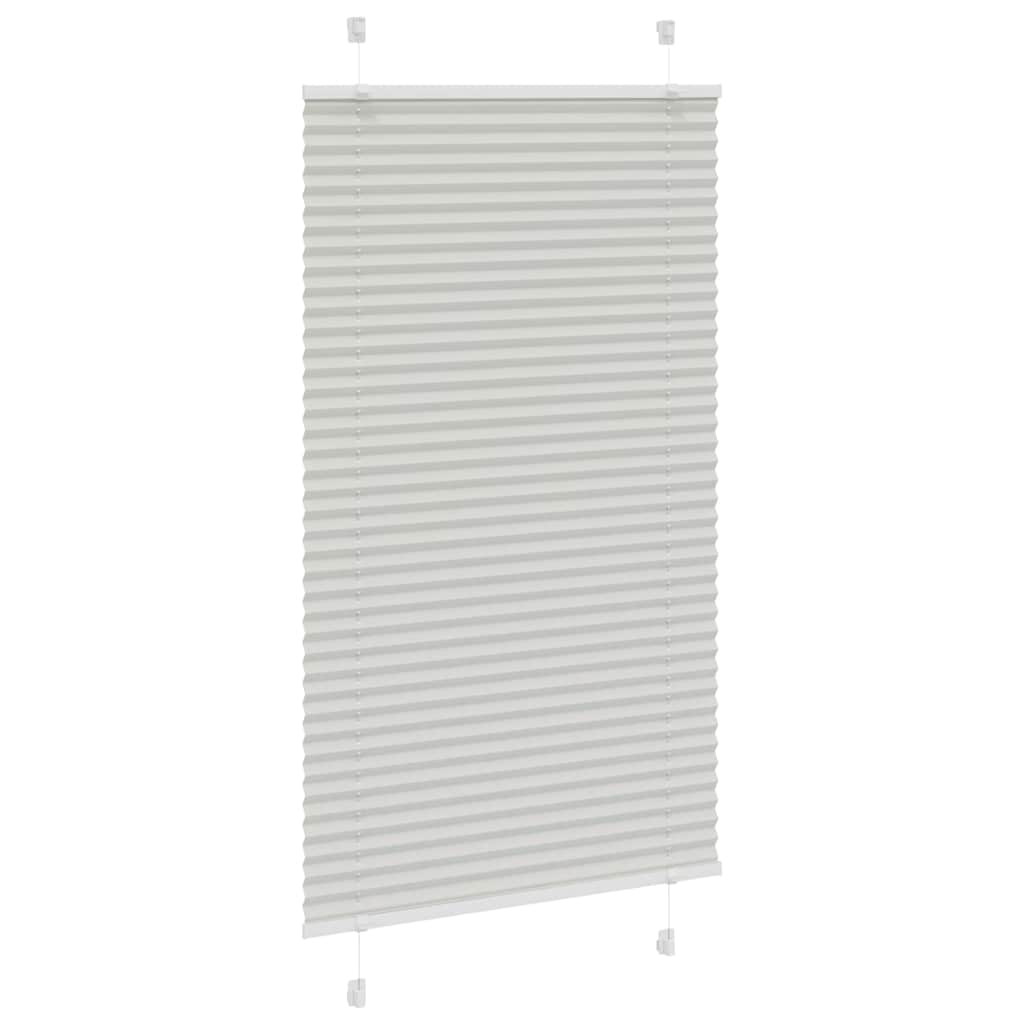 Πλισέ περσίδα ανοιχτό γκρι 70x100 cm Πλάτος υφάσματος 69,4 cm - Pakobazaar