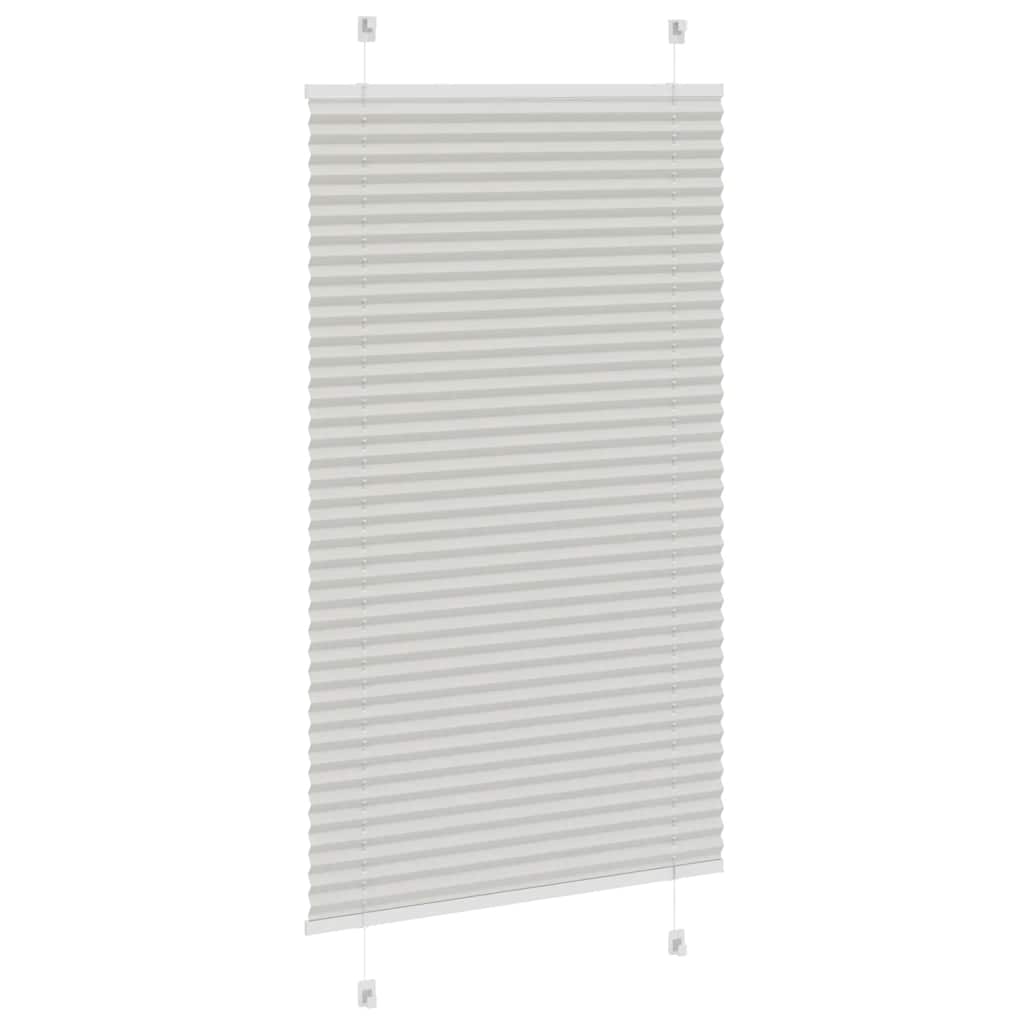 Πλισέ περσίδα ανοιχτό γκρι 70x100 cm Πλάτος υφάσματος 69,4 cm - Pakobazaar