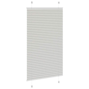 Πλισέ περσίδα ανοιχτό γκρι 70x100 cm Πλάτος υφάσματος 69,4 cm - Pakobazaar
