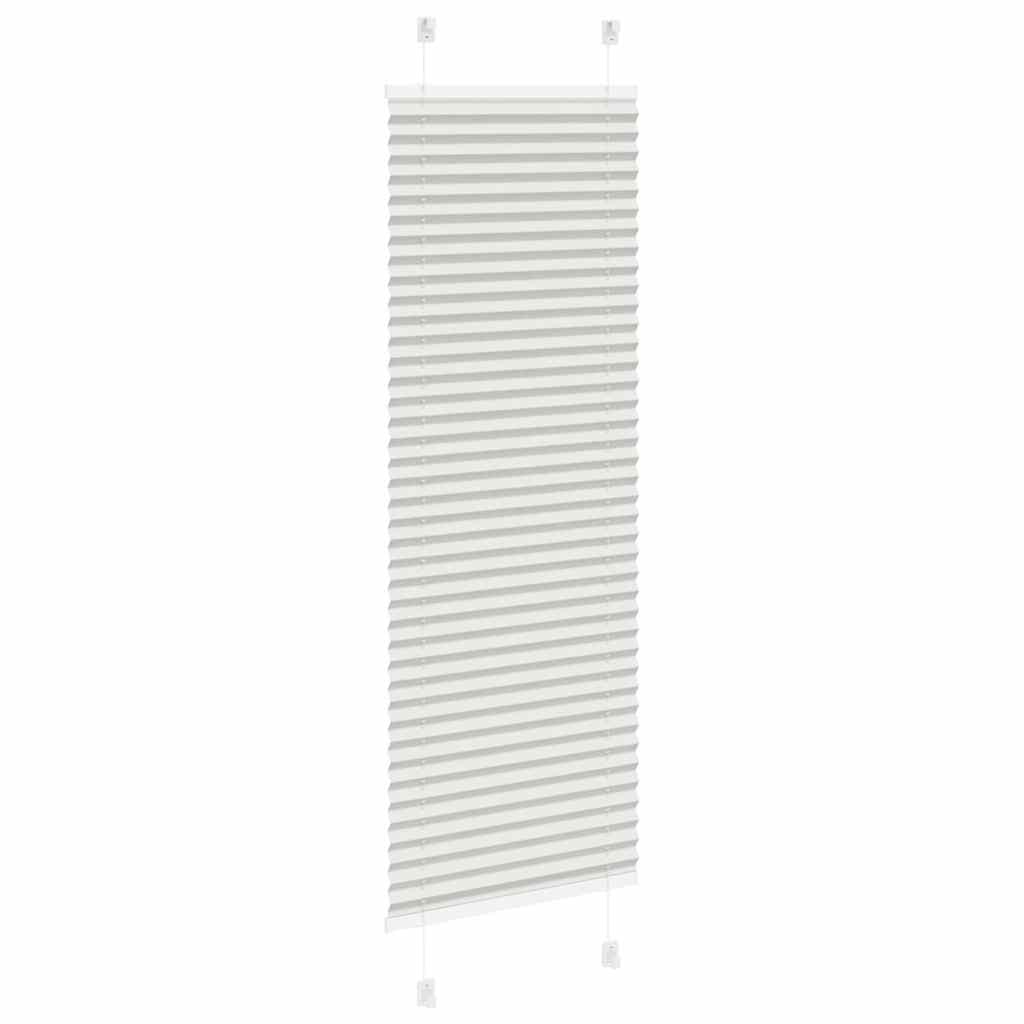 Πλισέ περσίδα ανοιχτό γκρι 40x150 cm Πλάτος υφάσματος 39,4 cm