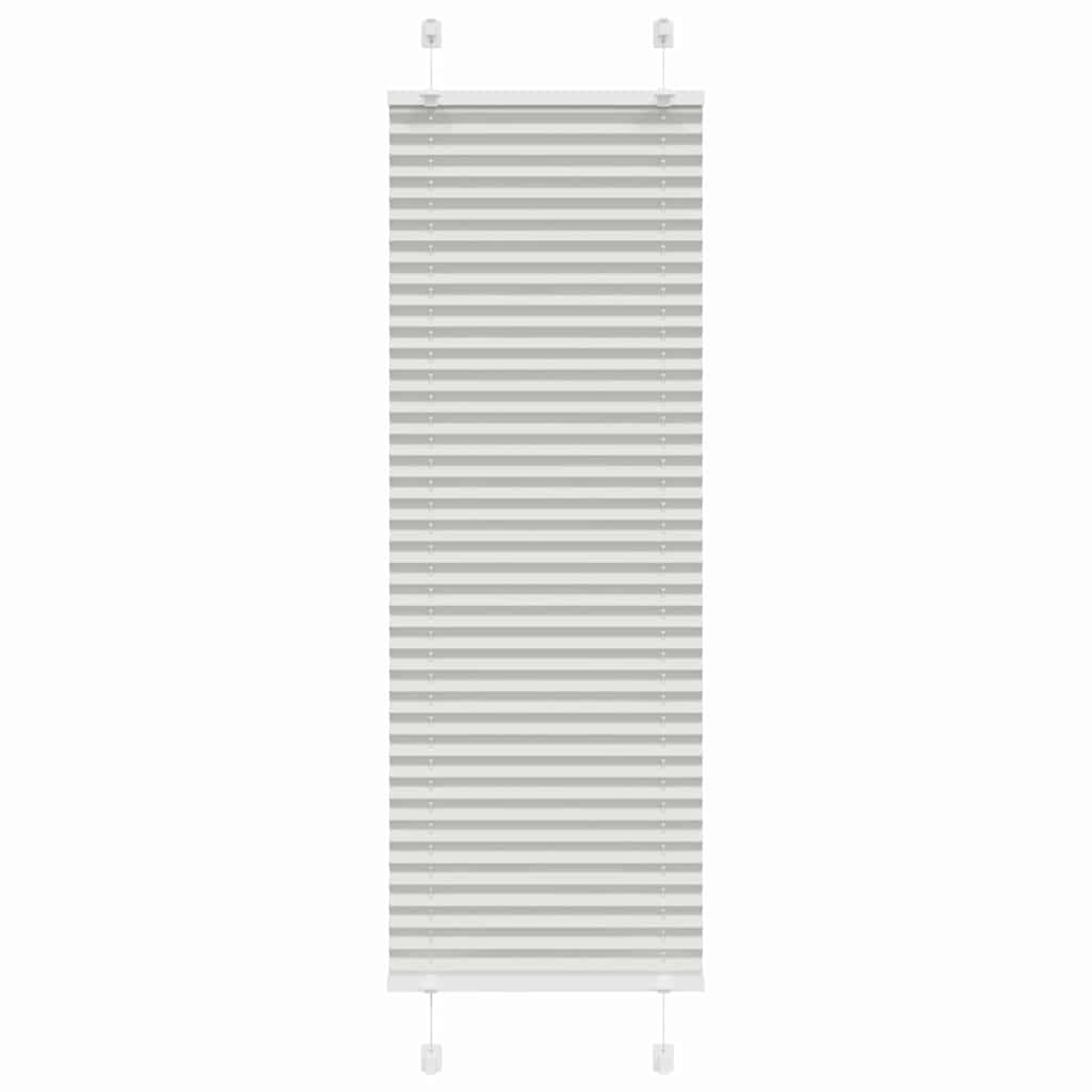 Πλισέ περσίδα ανοιχτό γκρι 45x150 cm Πλάτος υφάσματος 44,4 cm