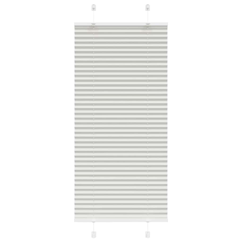 Πλισέ περσίδα ανοιχτό γκρι 55x150 cm Πλάτος υφάσματος 54,4 cm