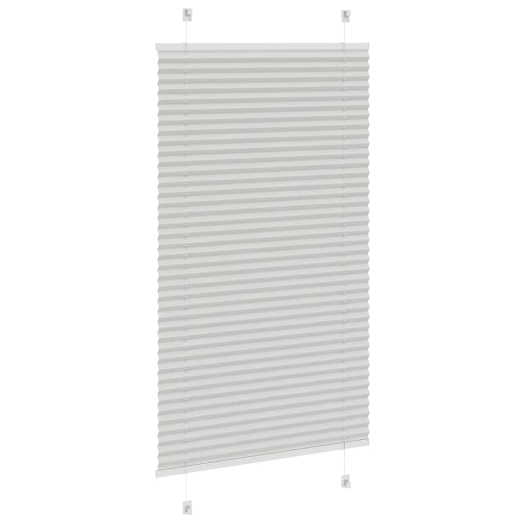 Πλισέ περσίδα ανοιχτό γκρι 70x150 cm Πλάτος υφάσματος 69,4 cm