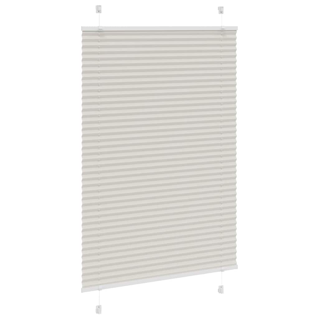 Πλισέ περσίδα ανοιχτό γκρι 95x150 cm Πλάτος υφάσματος 94,4 cm