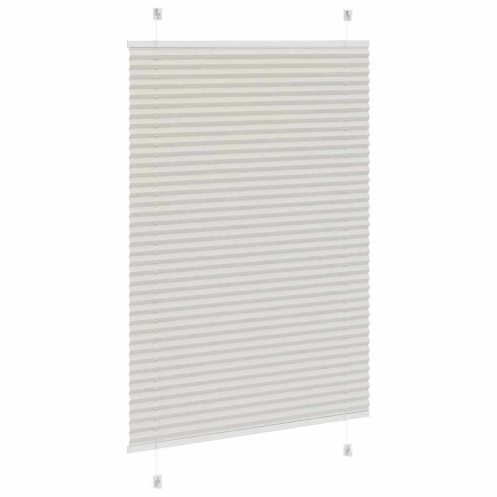 Πλισέ περσίδα ανοιχτό γκρι 95x150 cm Πλάτος υφάσματος 94,4 cm