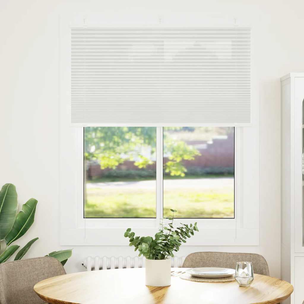 Πλισέ περσίδα ανοιχτό γκρι 110x150 cm Πλάτος υφάσματος 109,4 cm