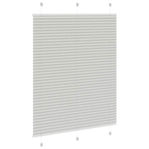 Πλισέ περσίδα ανοιχτό γκρι 110x150 cm Πλάτος υφάσματος 109,4 cm