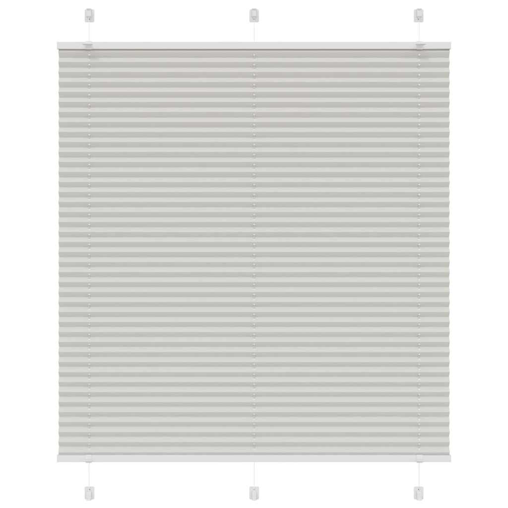 Πλισέ περσίδα ανοιχτό γκρι 115x150 cm Πλάτος υφάσματος 114,4 cm