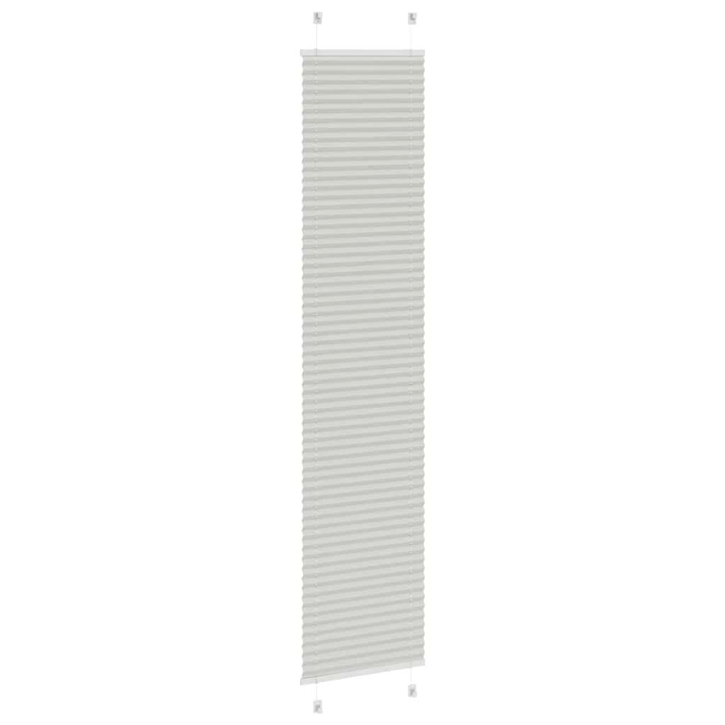 Πλισέ περσίδα ανοιχτό γκρι 50x200 cm Πλάτος υφάσματος 49,4 cm
