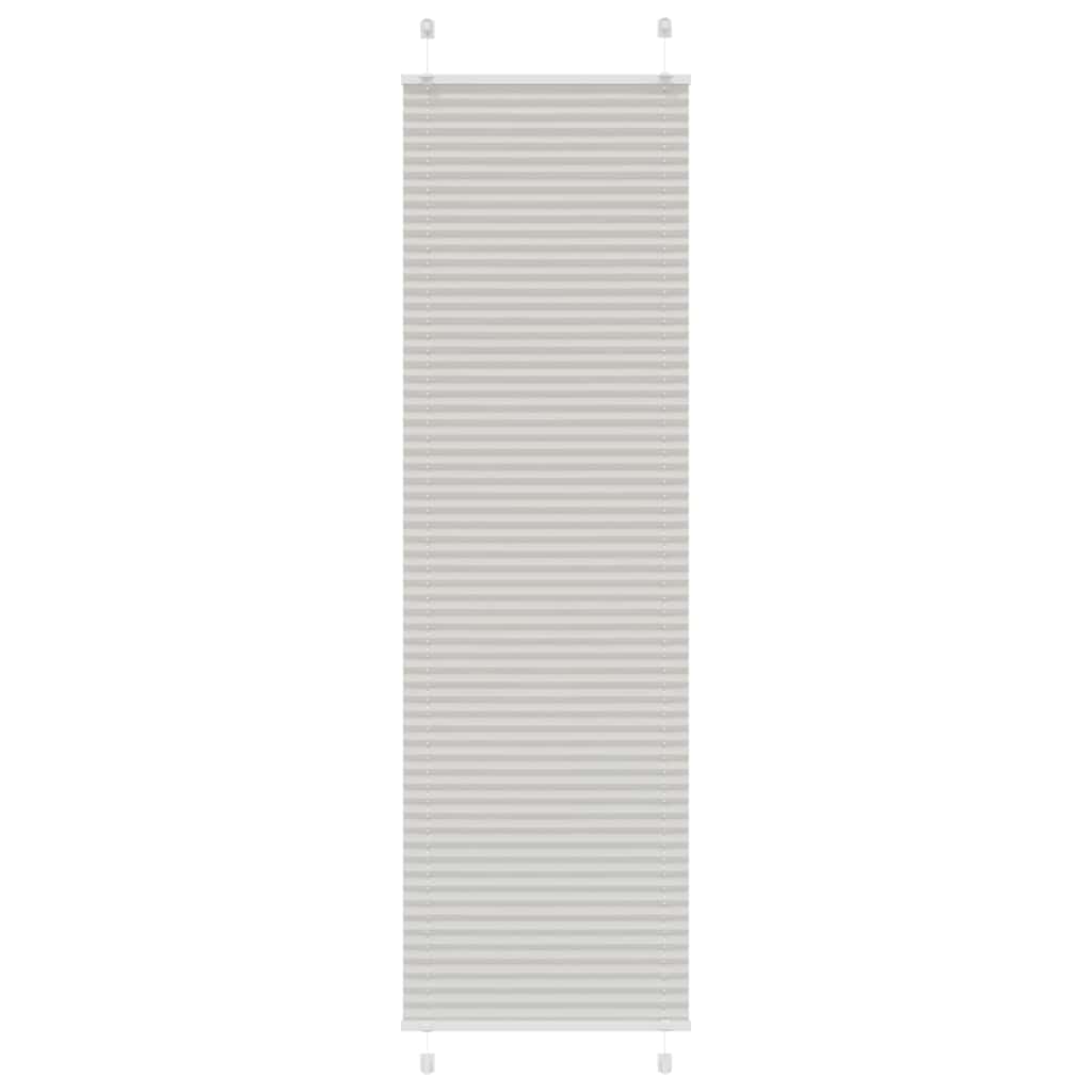 Πλισέ περσίδα ανοιχτό γκρι 65x200 cm Πλάτος υφάσματος 64,4 cm